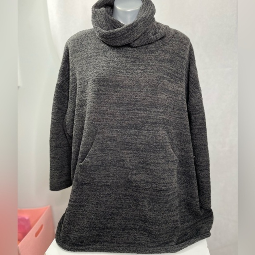Barefoot Dreams CozyChic gray sweater one size fits all
